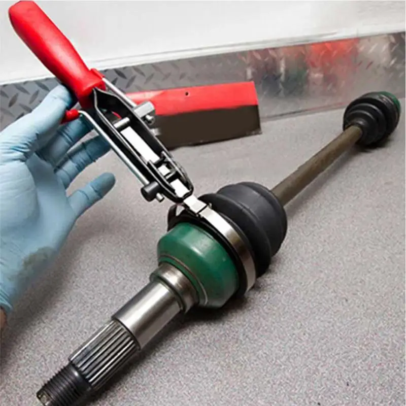 

2Pcs/Set Auto repair Tools Cable Type hose clips Clamps +CV Joint Clamp Banding Install Tool for tire repair Clamp Removal Plier