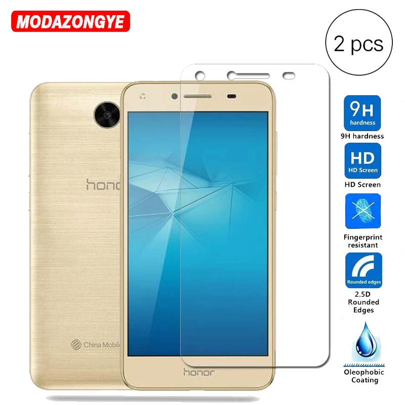 Закаленное стекло для Huawei Y5 II 2 шт. защитная пленка экрана Защитное Y5II Cun U29 L21 U29| |