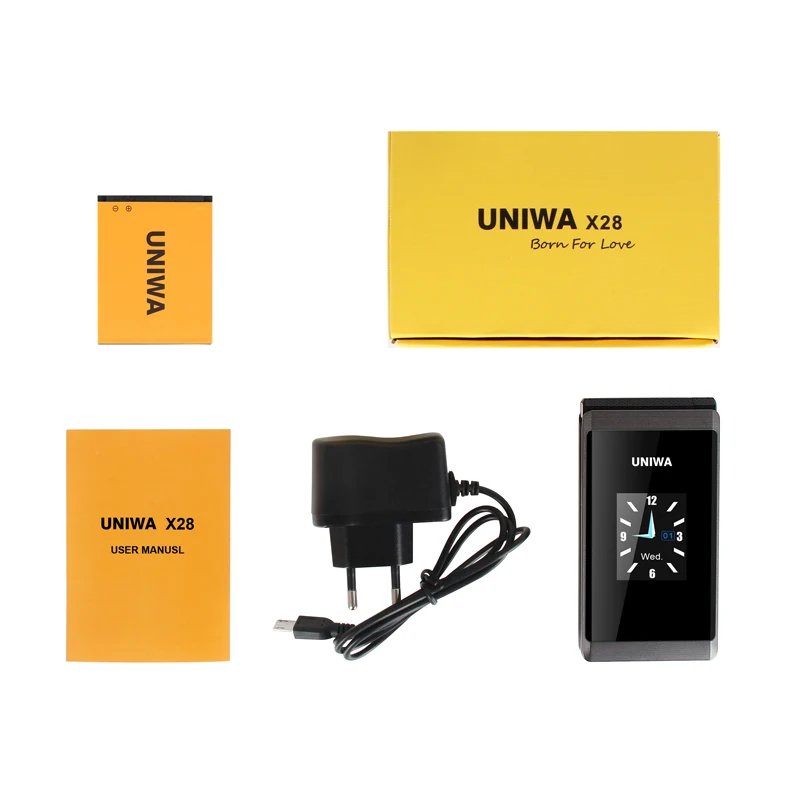 Мобильный телефон UNIWA X28 для пожилых людей|Смартфоны| |