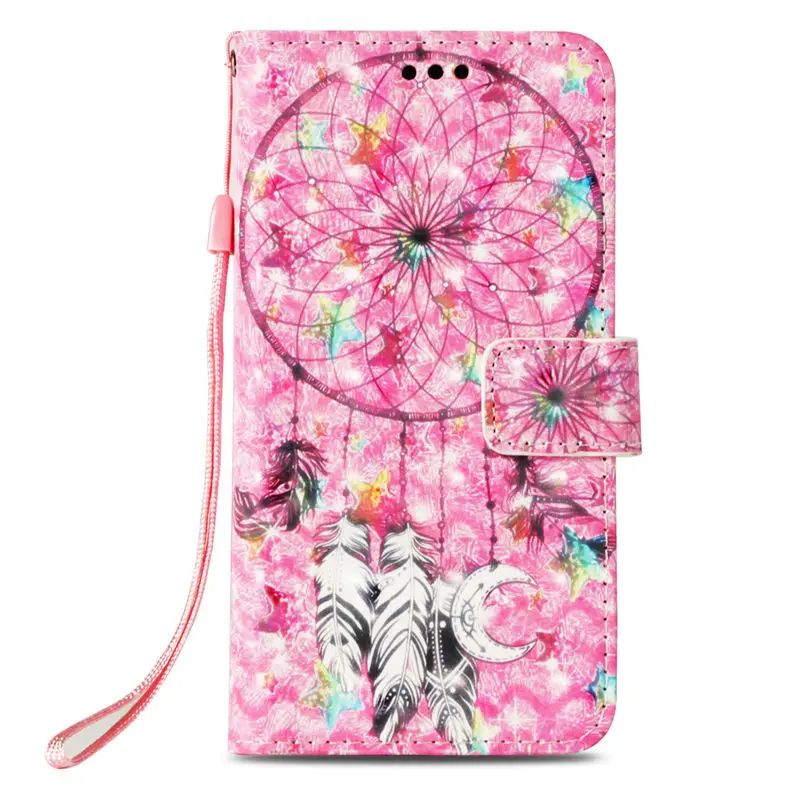 Кожаный чехол для iPhone 8 P Роскошные Dream Catcher кожаный бумажник флип телефона