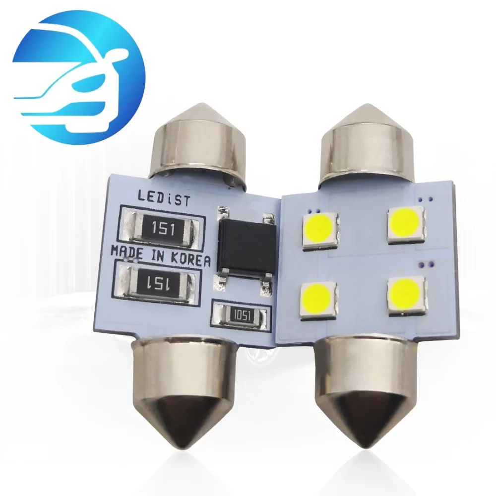 4 шт. из автомобильное светодиодное освещение для чтения 12v фестон Светодиодная