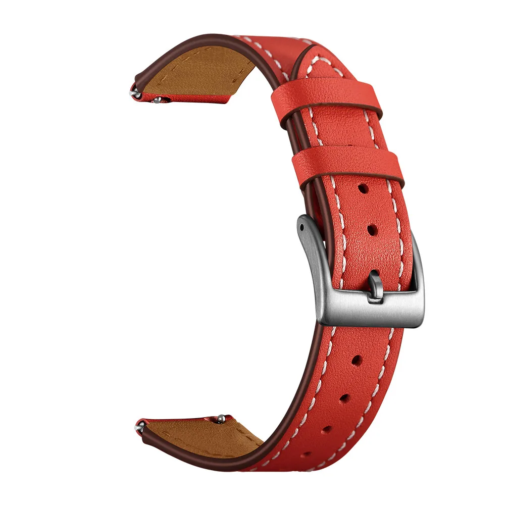 Red Style J Для huawei B5 Talkband ремешок для часов 18 мм браслет кожаный ремешок Замена браслета аксессуары для часов - Цвет ремешка: Red Style J