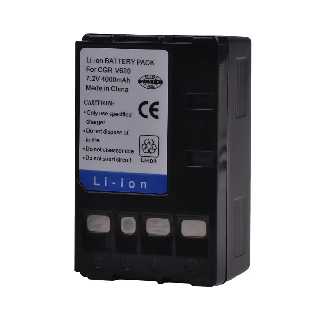 Tectra 4000 мАч 2 шт. Φ CGR V620 CGRV620 аккумулятор для Panasonic|Цифровые аккумуляторы| |