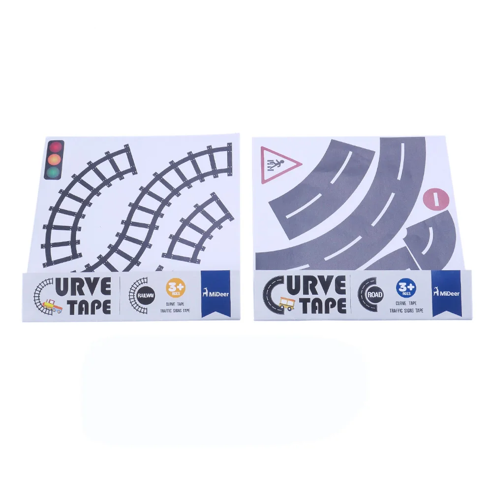 

1PC Bend traffic Railway Highway Road Washi Tape ,wide creative traffic road Adhesive Masking Tape for kids toy car play