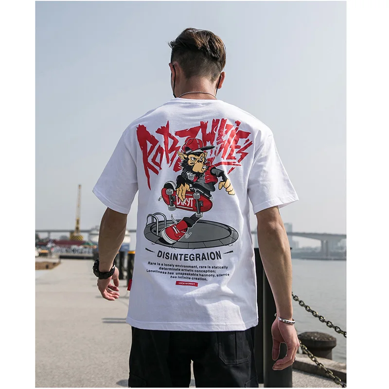 HFNF хип-хоп с короткими рукавами Мужская/Женская трендовая одежда новинка для