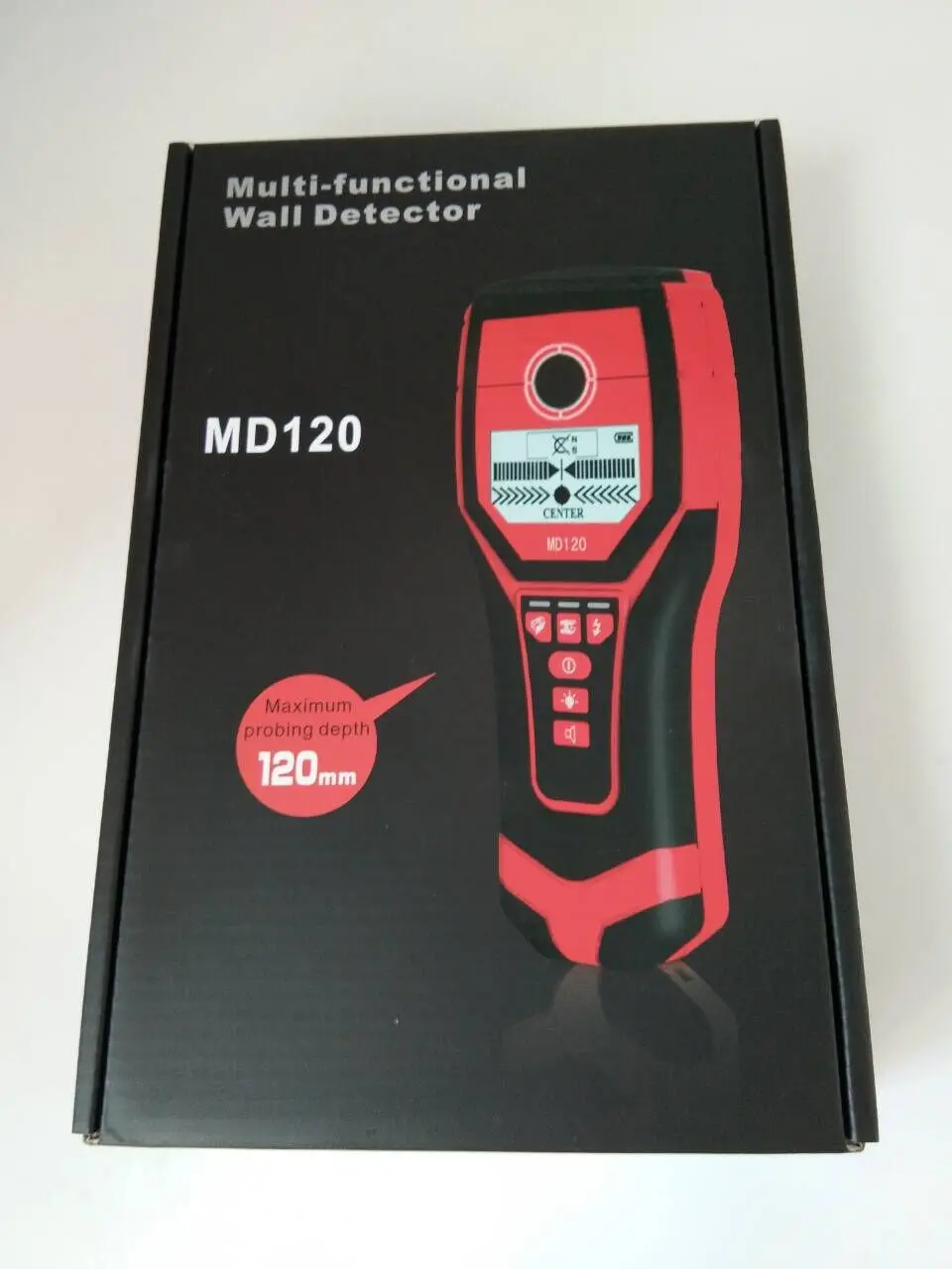 Многофункциональный настенный ручной детектор MD120 с ЖК-дисплеем | Инструменты