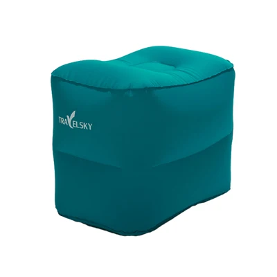 TPU green 2 layer Горячая Распродажа, дорожная подушка для сна, для самолета, большой клапан, для ног, отдыха, для путешествий, для ног, надувные подушки, Прямая поставка - Цвет: TPU green 2 layer