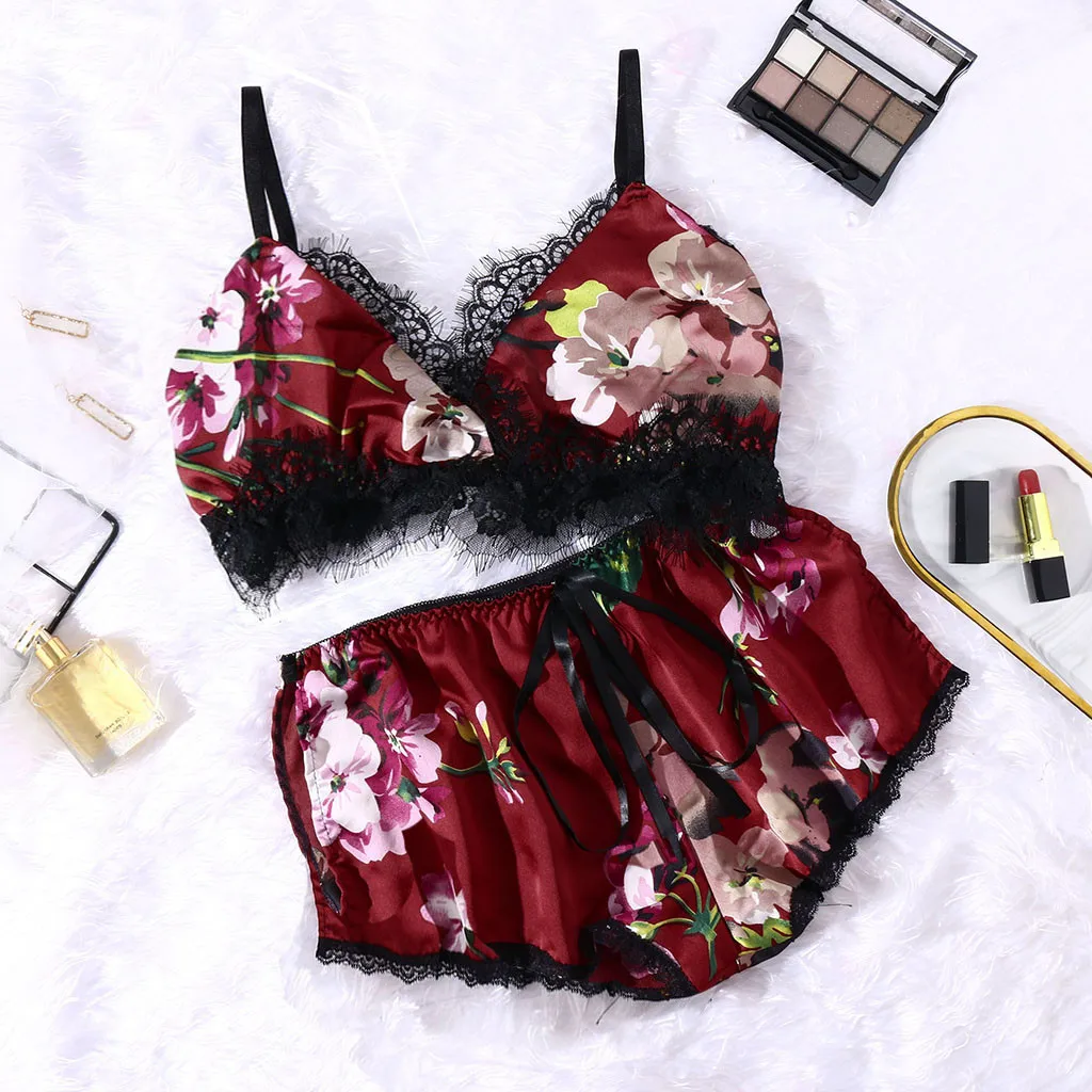 Женское нижнее белье кружевное ночное на бретельках 2019 | Женская одежда