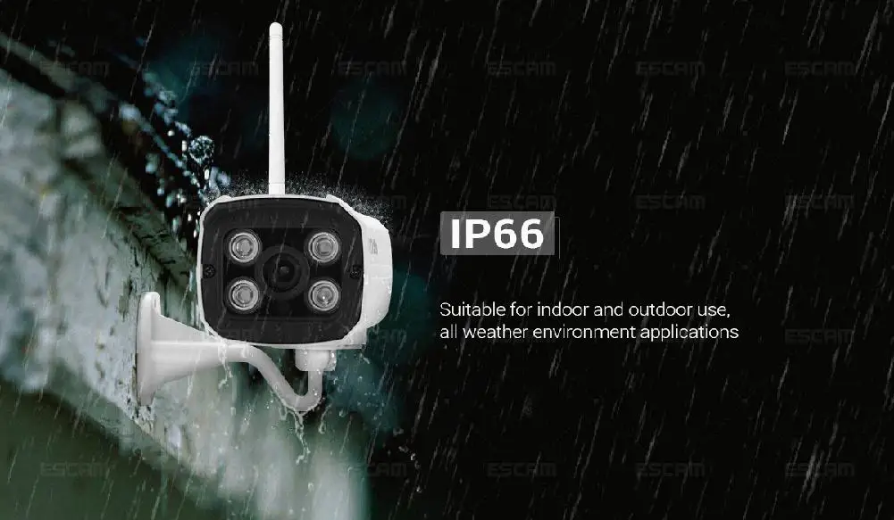ESCAM кирпич QD900 wifi 1080 P P2P облачная ИК Водонепроницаемая IP сеть беспроводных камер безопасности IR Bullet Surveillance наружная мини-камера