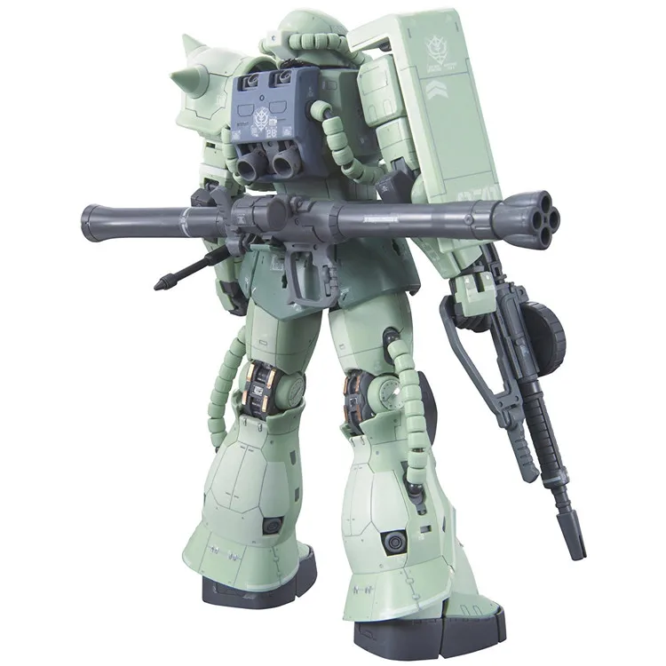 Bandai Gundam 1/144 RG MS-06F ZAKU II мобильный костюм сборные модели комплекты фигурки