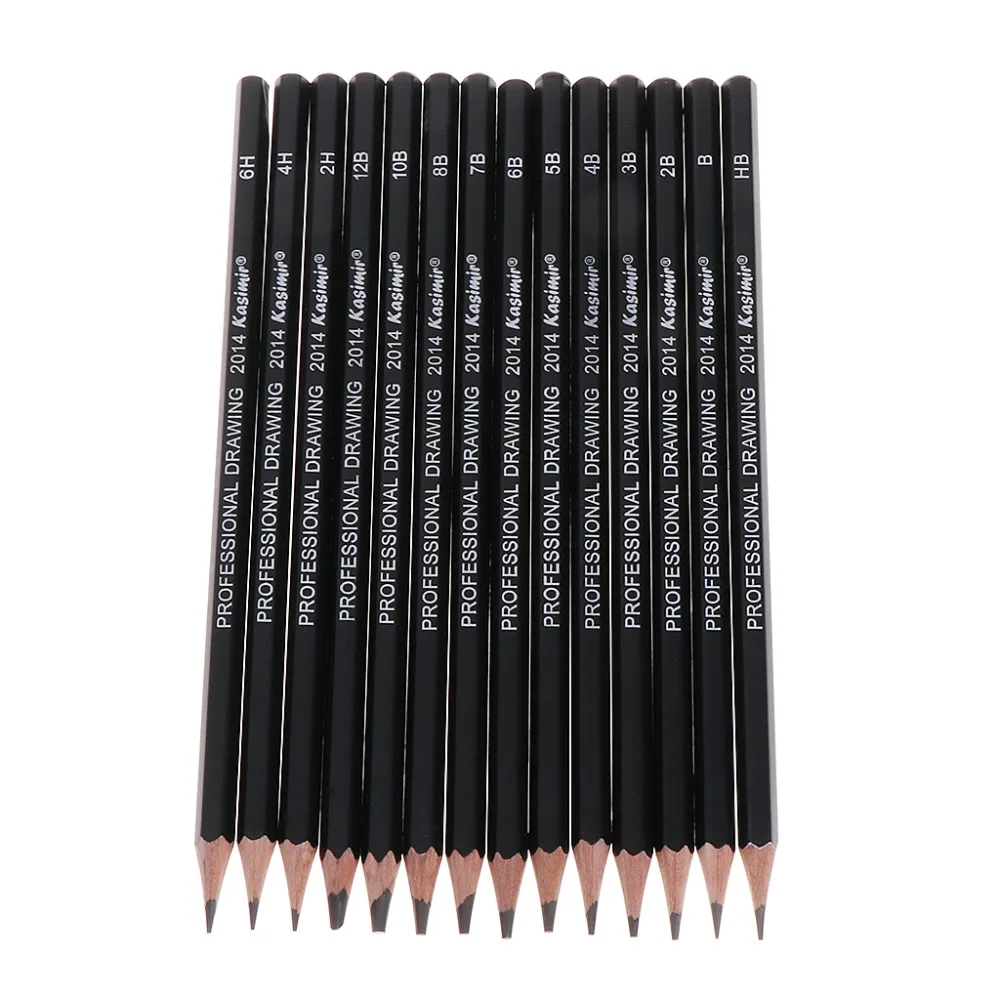 Графитовый карандаш для рисования 12b 10B 8B 7B 6B 5B 4B 3B 2B 1B HB 2H 14 шт.|hb 2b|hb pencil |