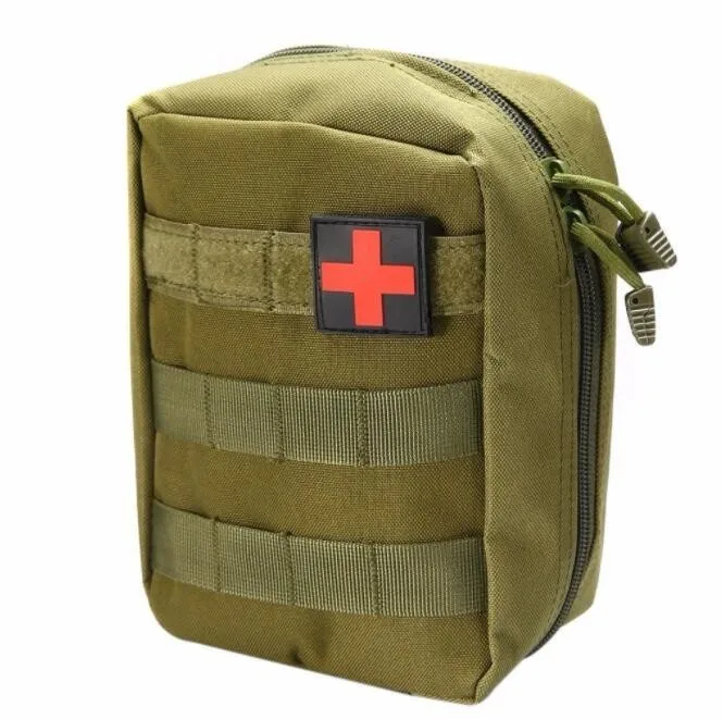 army green Открытый Тактические Системы Molle медицинская талии чехол для телефона страйкбол охотничий чехол 1000D EDC комплект принадлежностей для вращающихся инструментов для охоты - Цвет: army green