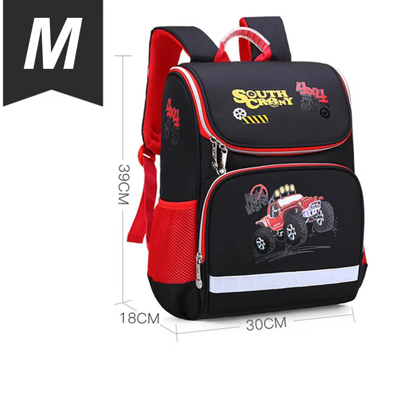 medium size black Новые детские школьные сумки для девочек, школьный рюкзак с бабочкой, детский Ранец для мальчиков, рюкзак для девочек, школьный космический рюкзак - Color: medium size black