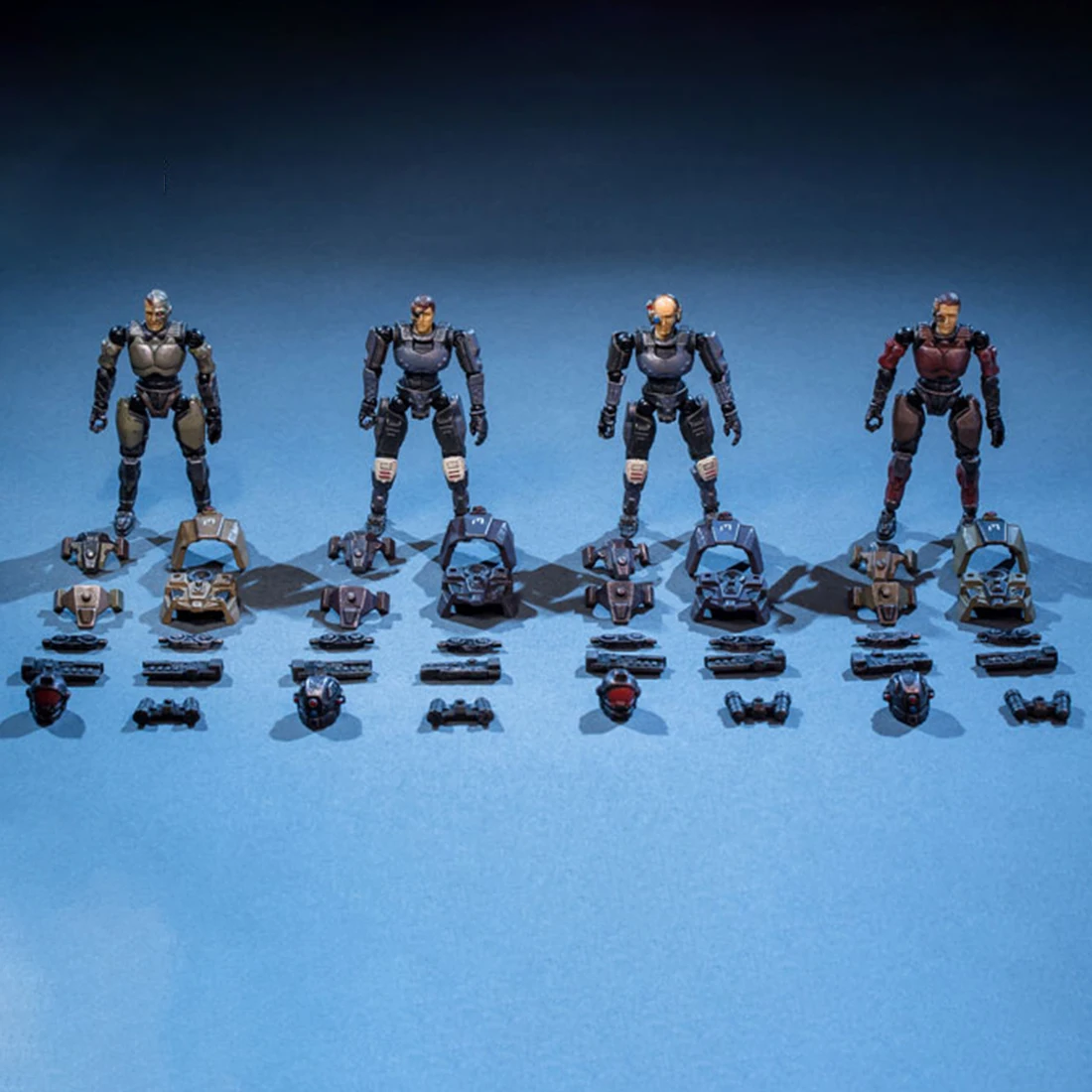 7,4 см маленькая солдатская Модель 3D Сборка Съемная солдатская модель DIY ствол игрушка-укрытие остров вниз лучники команды