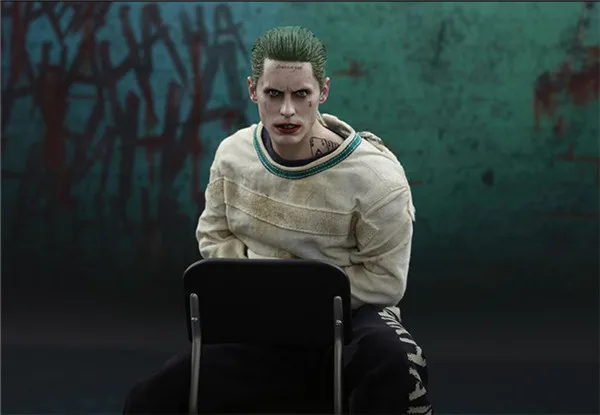 Hot Toys Movie DC Suicide Squad Joker in Psychiatric Hospital Arkham Asylum Version Action Figure PVC Collectible Model | Игрушки и