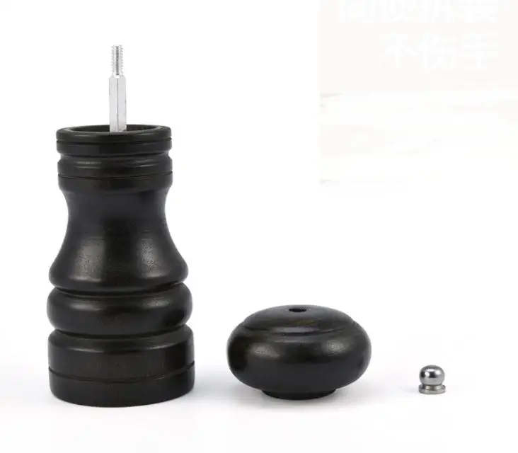 Деревянная мельница для соли и перца дробилка черного набор кухонный бак приправ