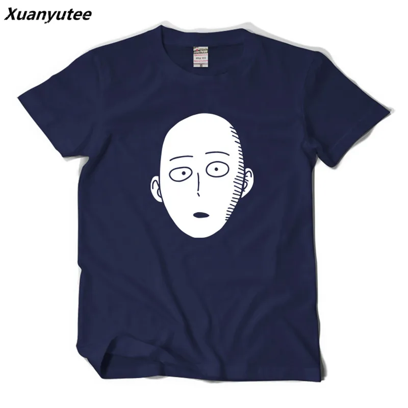 Xuanyutee летняя футболка Homme For Saitama One Punch Man аниме Fan Lover хлопковая Футболка с круглым