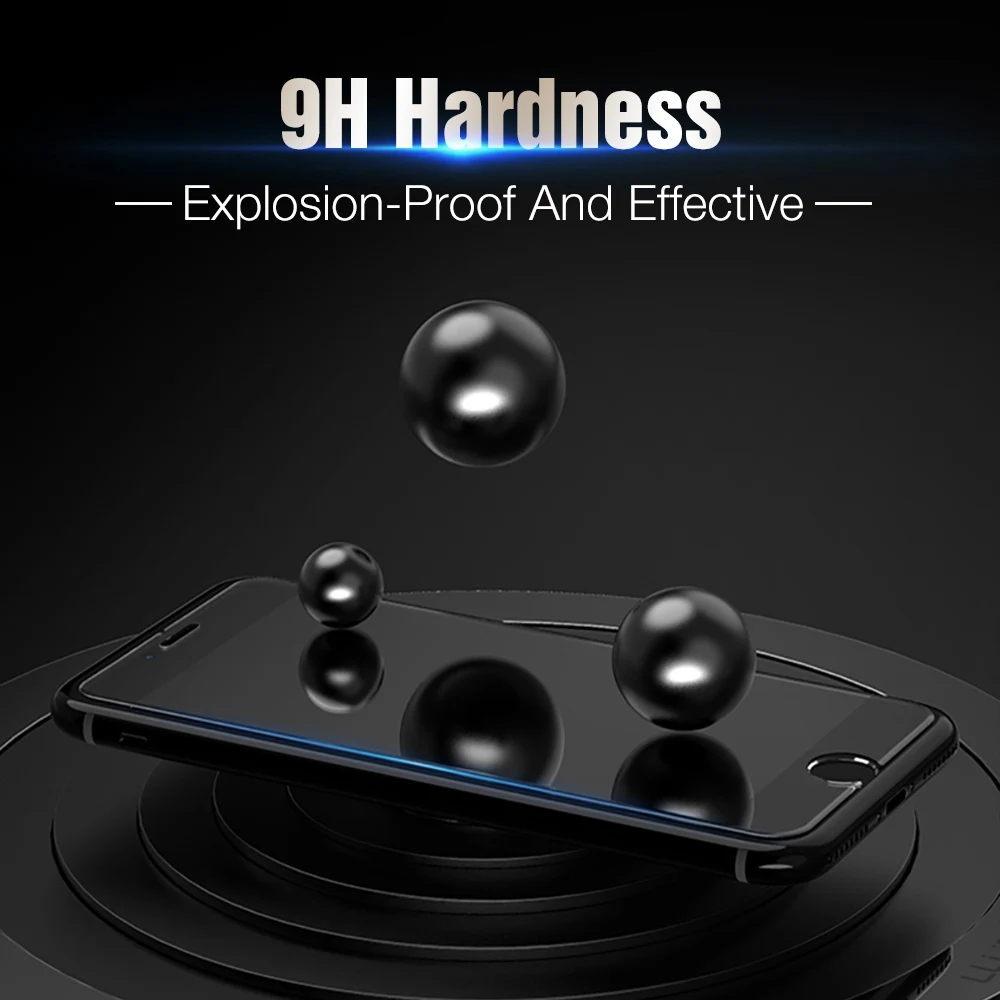 Hisomone высокое качество закаленное Стекло для iphone 6 6s Экран протектор 7 плюс 8 Plus X 5 4