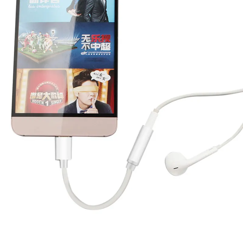 Кабель адаптер для наушников с разъемом Папа 3 5 и Xiaomi 6 Mi6 Letv 2 pro 1 Type C USB C|Кабели VGA| |