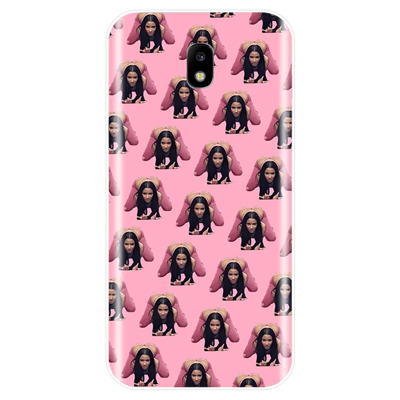 Чехол Nicki Minaj мягкий силиконовый чехол из ТПУ для телефона Samsung Galaxy J3 J4 J6 J8 2018 J5 J7 2017