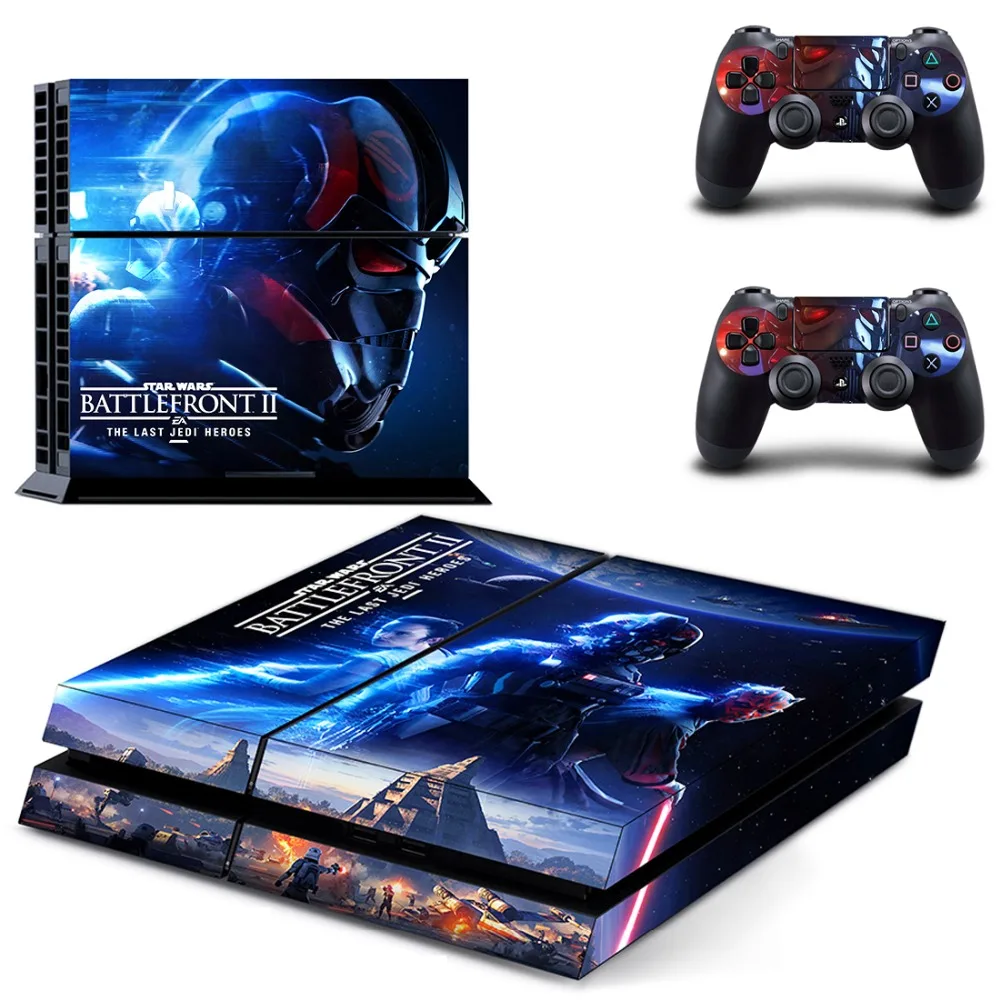 Виниловая наклейка Star Wars Battlefront 2 для консоли Sony Playstation 4 и контроллера PS4|Наклейки|