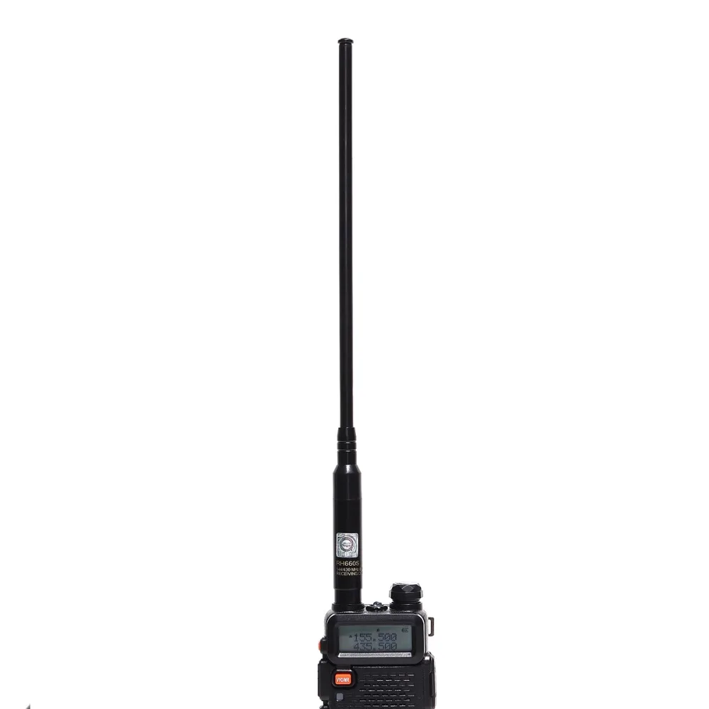 Рация Harvest RH660S SMA Female Двухдиапазонная 144/430 МГц телескопическая антенна для Baofeng