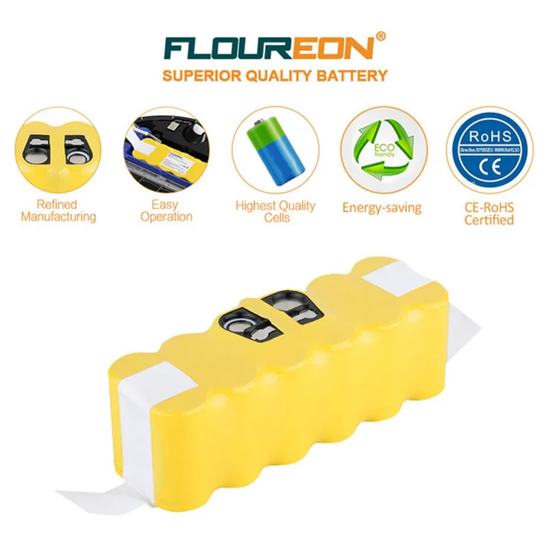 14,4 V 3500 mAh для iRobot Roomba Ni-MH Пылесос аккумуляторная батарея Замена для 500 550 560 600 650 700 780 800