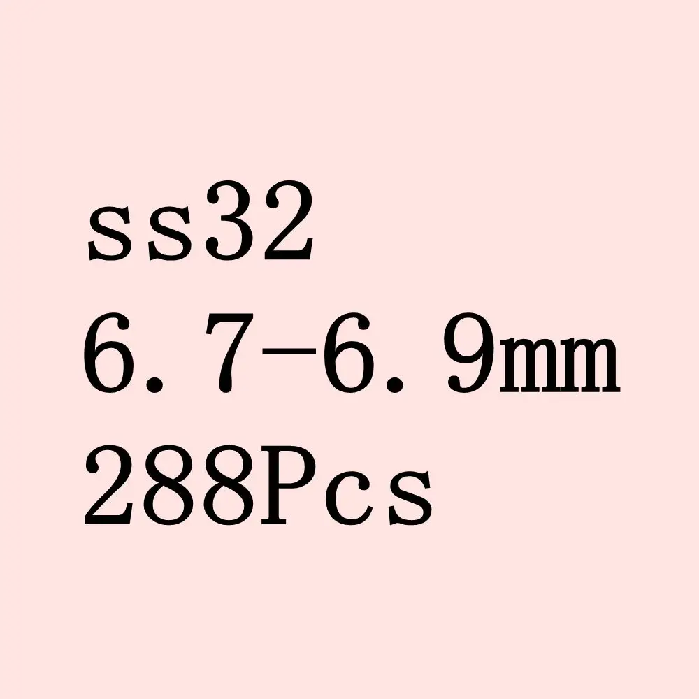ss32 6 point 8mm Стразы для дизайна ногтей светлый топаз цвет мини точечный Кристалл камни свободные бусы со стразами DIY украшения для ногтей - Цвет: ss32 6 point 8mm