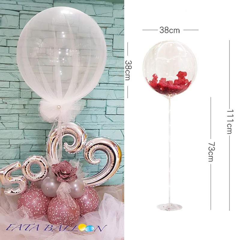 Balloon sticks 3 Воздушные шары, вечерние украшения, воздушные шары, подставки, свадебный стол, шарики для украшения, держатель, колонна, день рождения, вечеринка, детский душ, баллон, палочка - Цвет: Balloon sticks 3