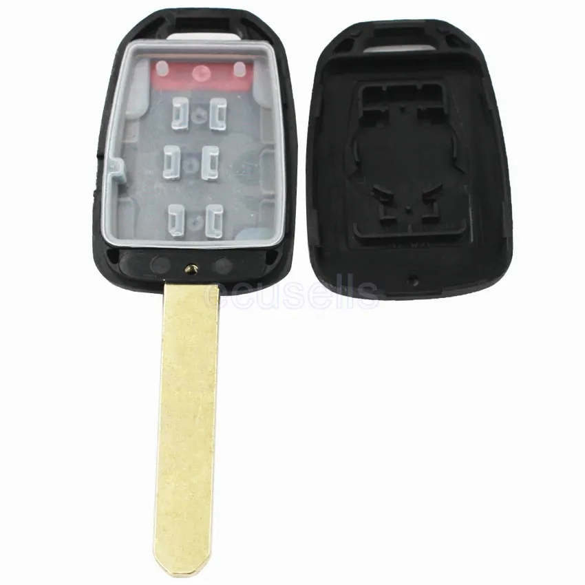 HKOBDII Remote Key Shell Case Uncut Fob 3+1/4 Button Pad MLBHLIK6-1T 35118-T2A-A20 Blade | Автомобили и мотоциклы