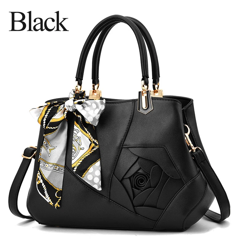 Black ZMQN Сумки из искусственной кожи женские сумки известных брендов шарфы сумка через плечо для женщин роскошные сумки женские сумки дизайнерские A902 - Цвет: Black