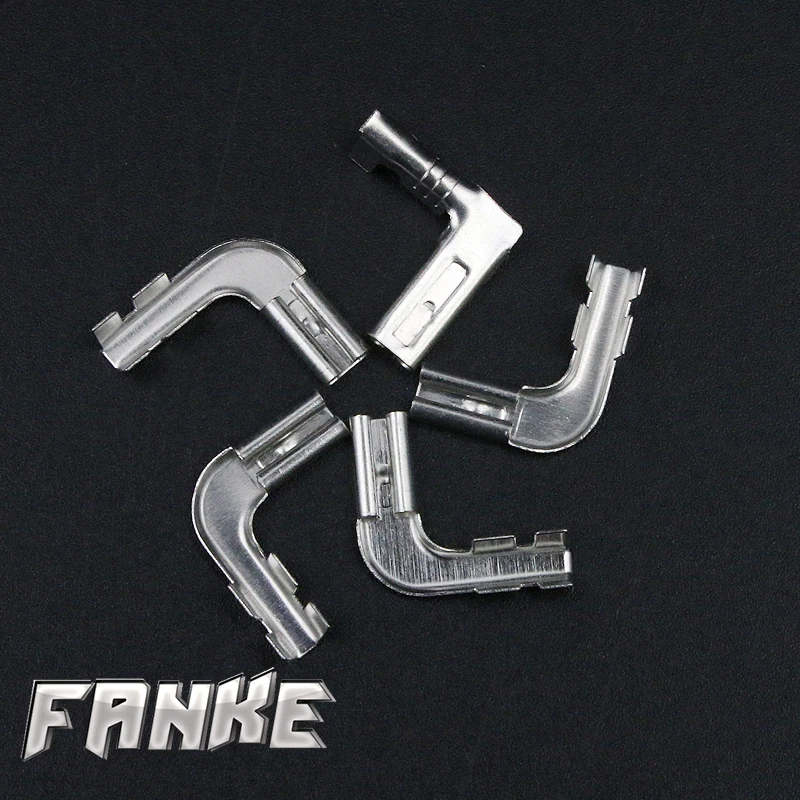 100 шт./лот с Оловянным покрытием плоская вилка 2 8 пружинные неизолированные