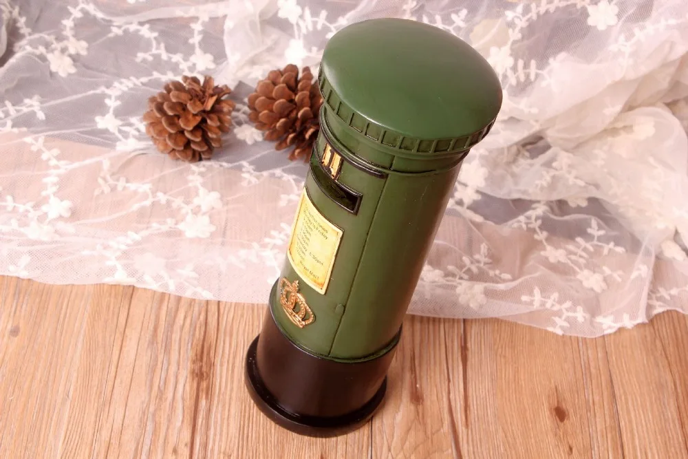 Бесплатная доставка! английский стиль Железный банк для денег Королевская почта