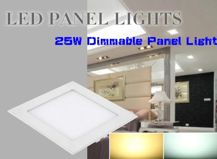 Горячее предложение! Новое поступление Dimmable светодиодный панельные утопленные
