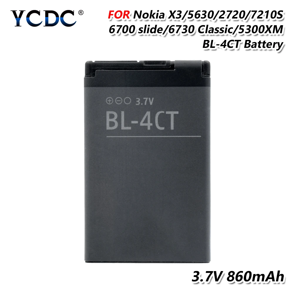 Литиевая батарея Замена BL4CT BL-4CT BL 4CT телефон Перезаряжаемые Батарея для Nokia 5630 7212C 7210C 7310C 7230 X3-00 2720F 6702S