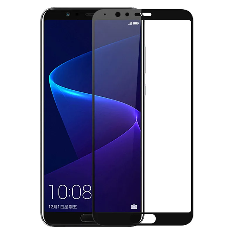 Для Huawei Honor V10 полное покрытие Экран протектор 3D с уровнем твердости 9 H закаленное