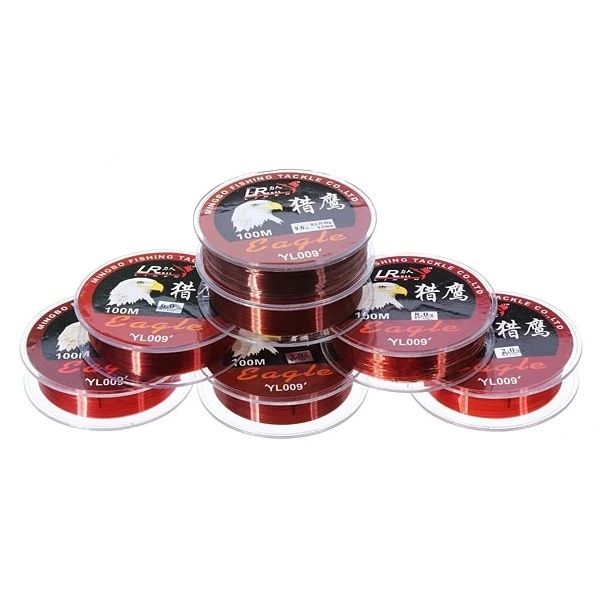 Twozilla Falcon 100M Fishing Line Red Sea Nylon Wire | Спорт и развлечения