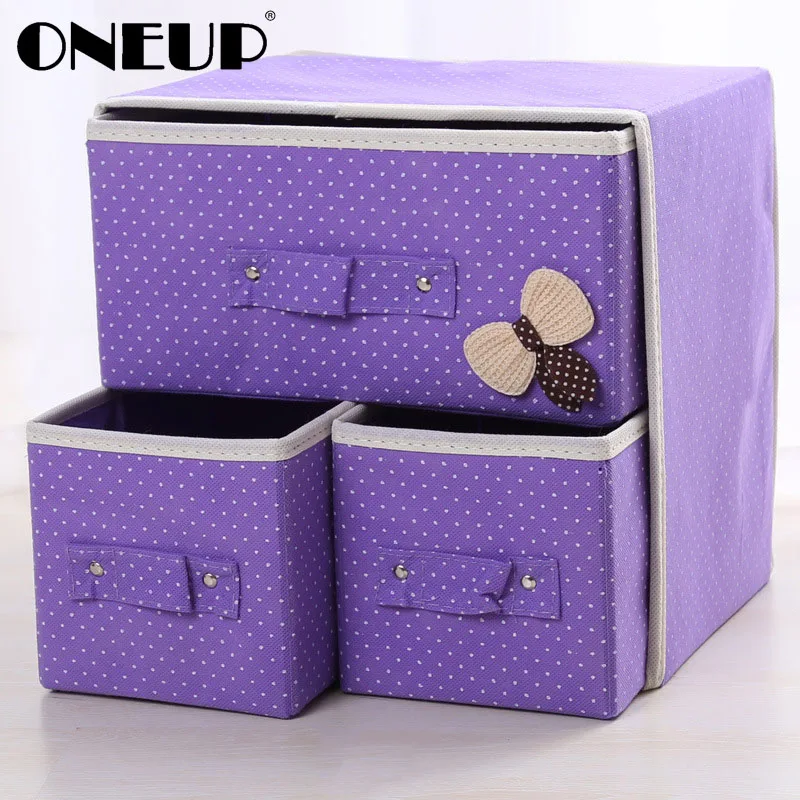 ONEUP Non wovens нижнее белье бюстгальтер коробка для хранения органайзеры шарфы носки
