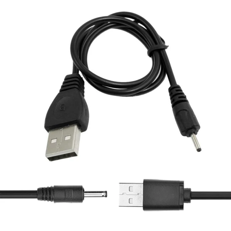 SCLS новый черный DC 2 мм USB зарядное устройство 50 см кабель для Nokia N78 N73 N82 AD |