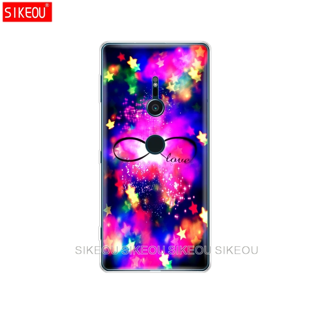 Силиконовый чехол для телефона sony xperia XA1 XA2 ULTRA PLUS L1 L2 XZ1 XZ2 compact XZ PREMIUM nfinity символ