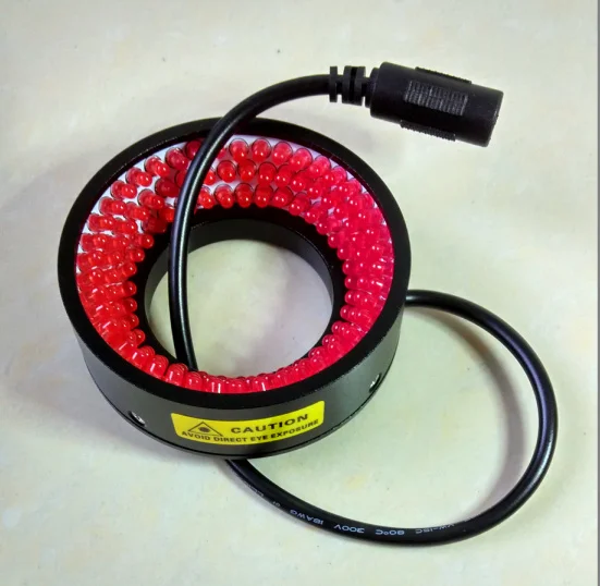 Светодиодная кольцевая ламсветильник регулируемая яркость для обнаружения