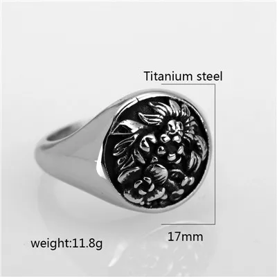 Style D Mcllroy 316L мужское кольцо из нержавеющей стали овальный тигровый глаз корчиневый камень символ Инь и Янь кольцо Рок мода мужские ювелирные изделия Anel Aneis - Цвет основного камня: Style D