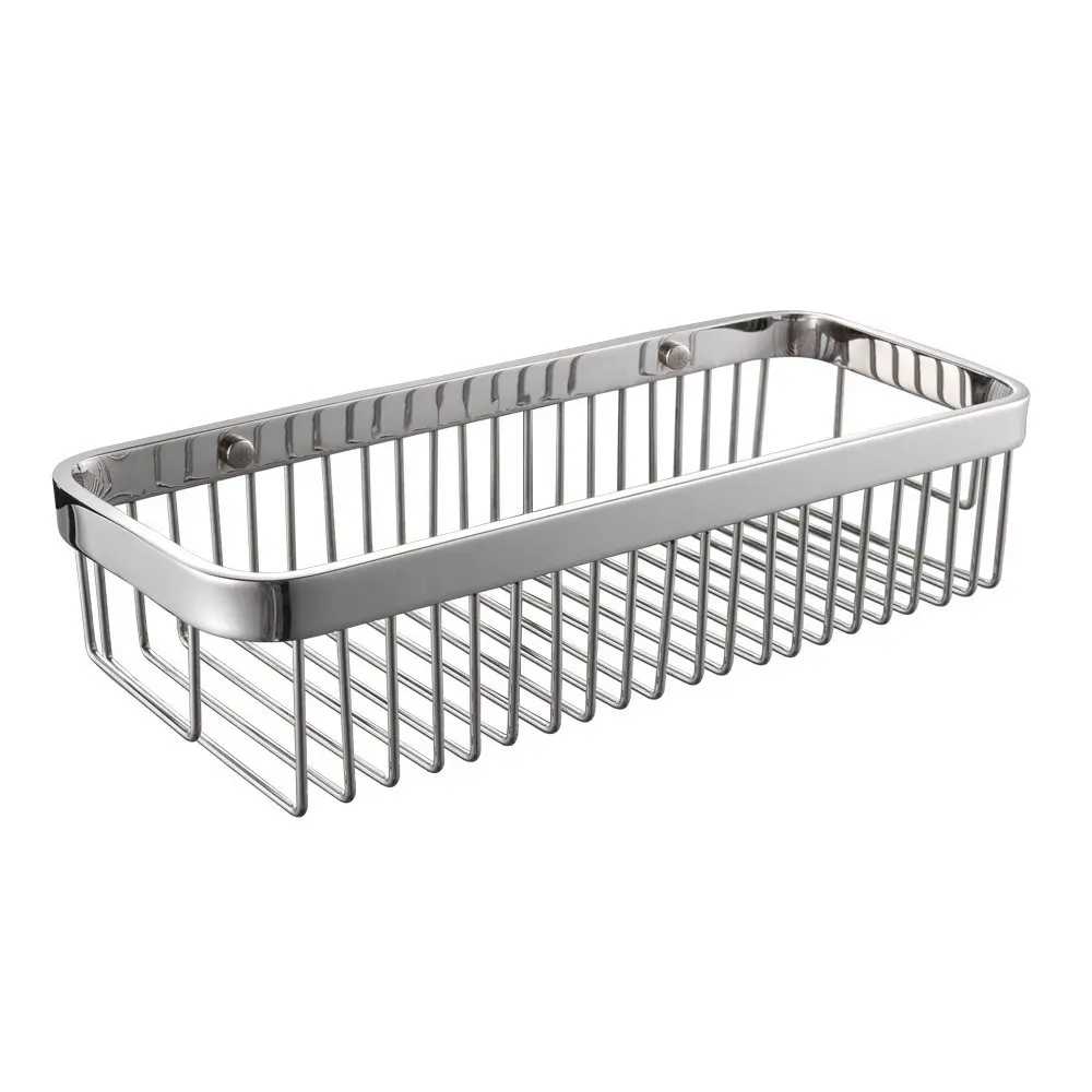 

Shower Caddy Corner Shower Shelf Stainless Steel Shower Basket Bath Shower Organizer Rustproof Bath Storage Corner Basket--