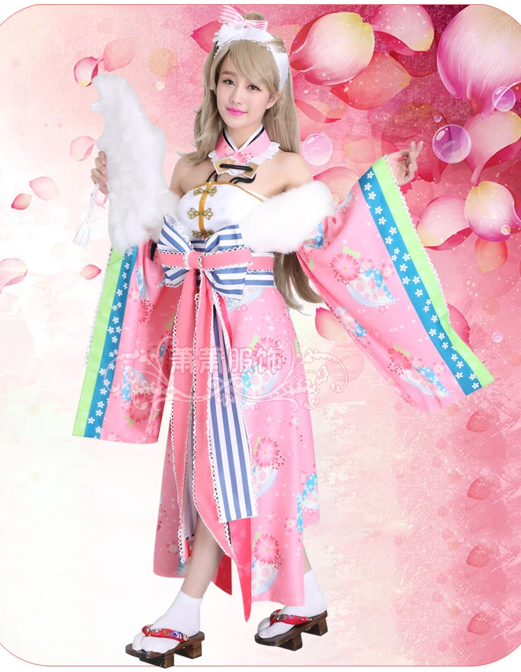 Костюм для косплея Minami Kotori Love Live! женское кимоно платье в стиле Ципао |