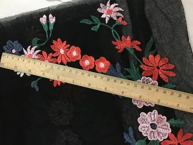 1 пара/2 шт. 16*26 см Цветочная вышивка кружевная отделка Свадебная искусственная