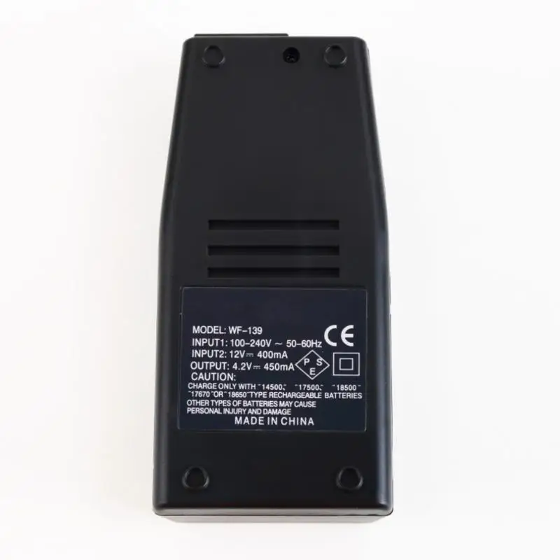 WF-139 Многофункциональный Батарея Зарядное устройство для 18650 14500 18500 17670 17500 литий-ионный Батарея штепсельная вилка европейского стандарта(AC 100~ 240 V