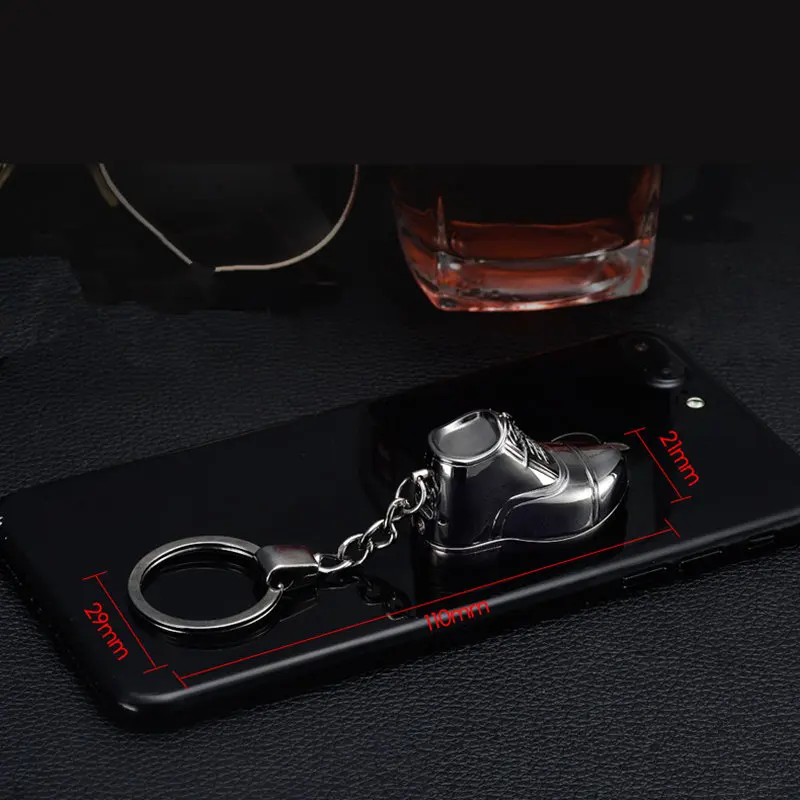 1Pcs Exquisite gifts Usb Cigarette Lighter Car Keychain Key Chain Electric Porte Clef Briquet Electronique | Украшения и