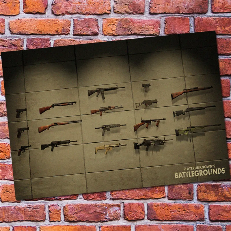 Домашний декор всемирно известное оружие Play erunknown's Battlegrounds пистолеты 98K M416 SCAR S12k