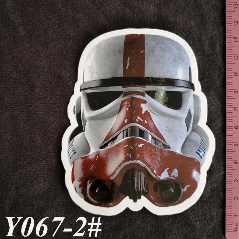 Наклейки для шлема из ПВХ Y067 2 # Star Wars дорожный чемоданчик Настенный Чехол