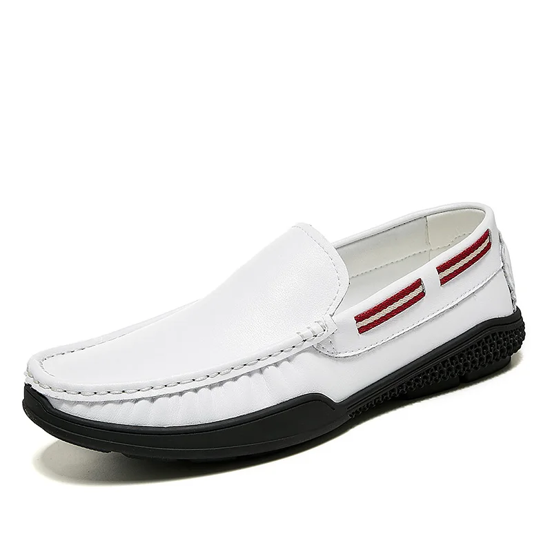 Hot Fashion Men Loafers High Quality Comfortable Lazy Shoes Brand Design Business Zapatos De Hombre Black Mens 38-44 | Обувь